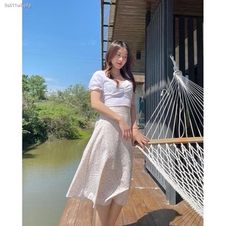 ความเยาว์กระโปรงไฮเอนด์skirt☫﹍♟{ลด 20% Code : WHPQTK}🍰Yume Skirt กระโปรงลายดอกไม้+ซับในไฮเกรด กระโปรงยาว กระโปรง Summer