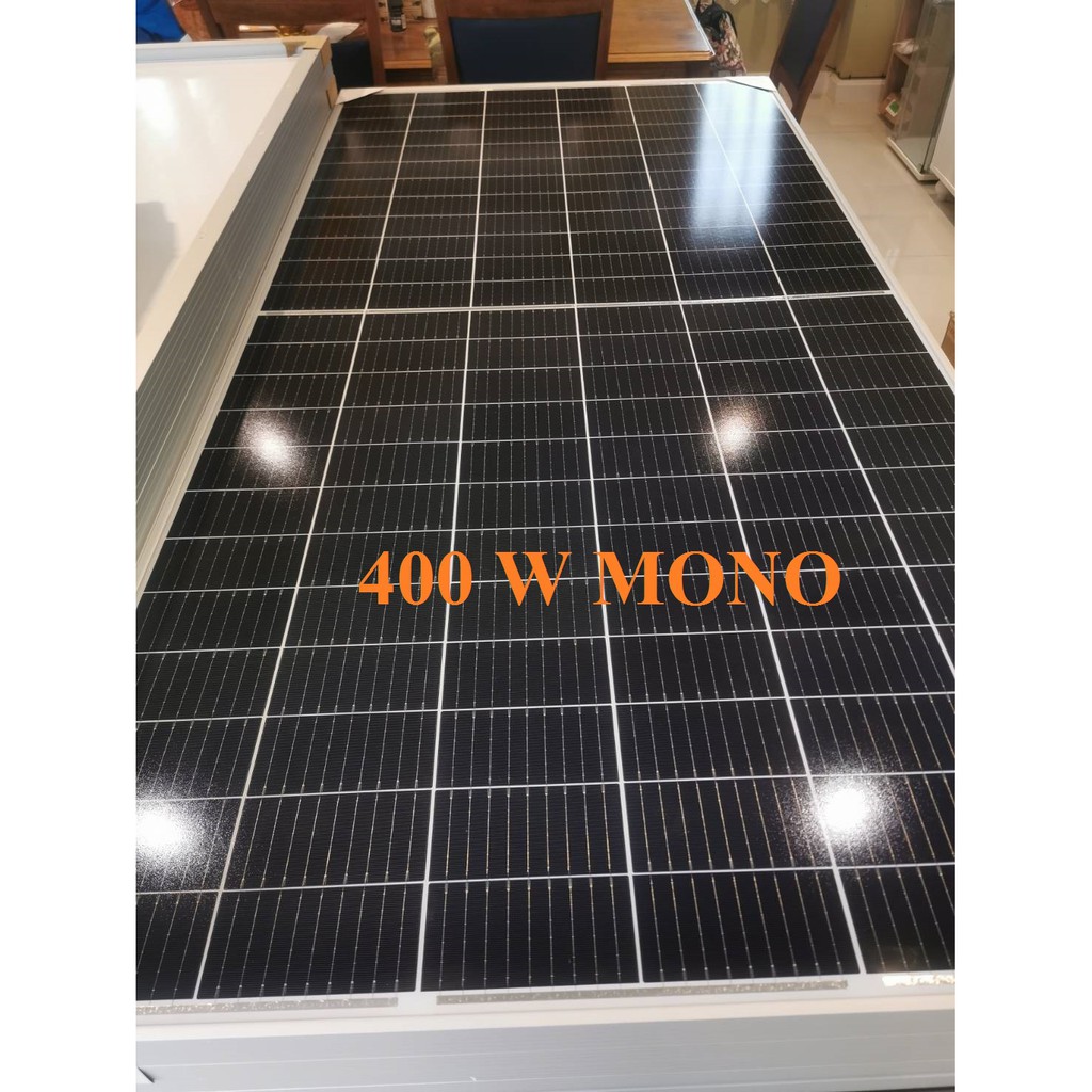 แผงโซล่า เซลล์ 400w ชนิด Mono (โมโน) มาตรฐานทวีปยุโรป