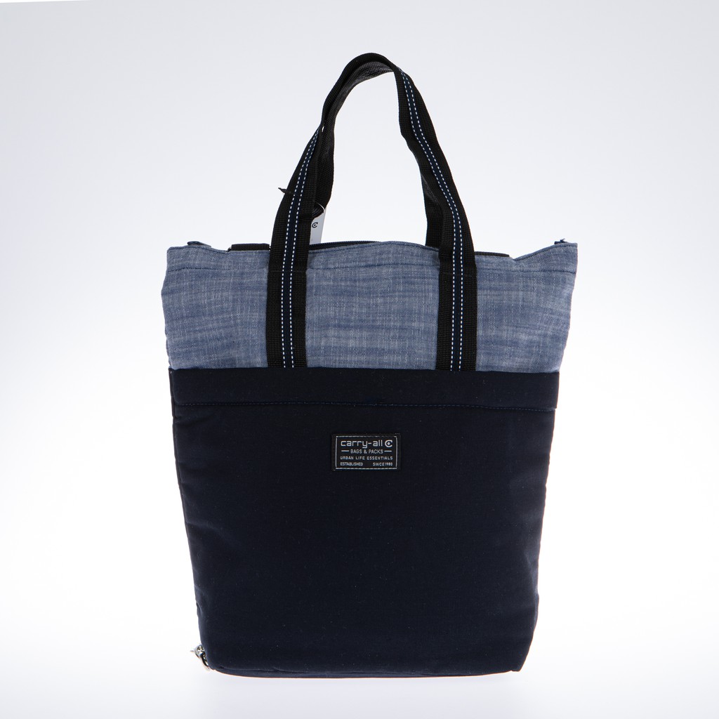 Carry-All กระเป๋า 2 in 1 ขนาด 25x36x12.5 ซม. CANXG-9012 สีกรม (แคร์รี่ออล์)