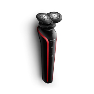 PHILIPS Shaver Series 500 เครื่องโกนหนวดไฟฟ้า รุ่น S556 สีดำ-แดง