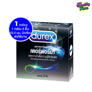 Durex Performa ถุงยางอนามัย 3 ชิ้น/กล่อง x ( 1 กล่อง)