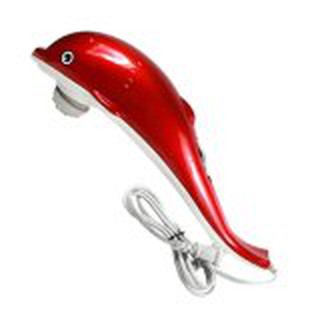 เครื่องนวดไฟฟ้าInfrared Massager เครื่องนวดตัว ทรงปลาโลมา รุ่น RF-889 (Red)