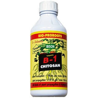 BISONไบซัน  บี-1ไคโตซาน สารออร์กานิค ชสำหรับการเพาะชำทุกวิธี เรียกราก เพิ่มใบ ชุบชีวิตไม้ทรุดโทรม เบตเตอร์สตาร์ท 1100 ml