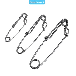 [NANA] 10Pcs Stainless Steel Long Lines Longline Clip for Fishing Snapper or Shark