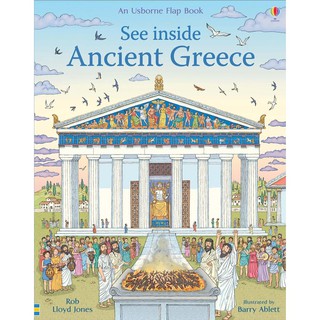 หนังสือความรู้ทั่วไปภาษาอังกฤษ See Inside Ancient Greece [Board book]