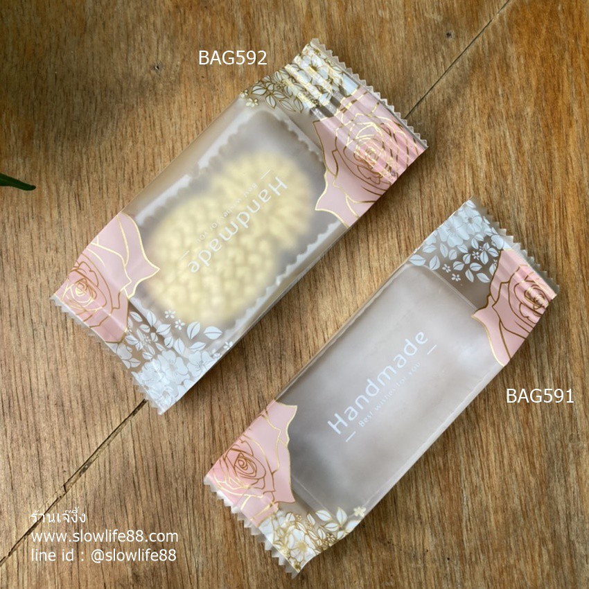 **มี 2 ขนาดให้เลือก** ถุงทาร์ตสับปะรด ซองทาร์ตสับปะรด ลายกุหลาบ แพ็ก 97-100 ใบ