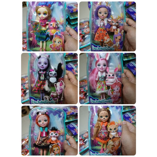 Enchantimals รุ่นเซตสัตว์เลี้ยง เลือกแบบด้านในคะ