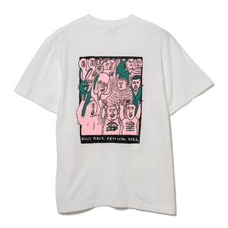 เสื้อยืดแขนสั้น พิมพ์ลาย Beams X FUJI ROCK FUJI ROCK Music Festival สําหรับผู้ชาย