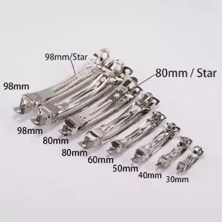 กิ๊บสปริง DIY 10 ชิ้น อะไหล่กิ๊บติดผมโลหะ กิ๊บสปริงฝรั่งเศส อะไหล่ฐานกิ๊บสำหรับทำกิ๊บแฮนด์เมด