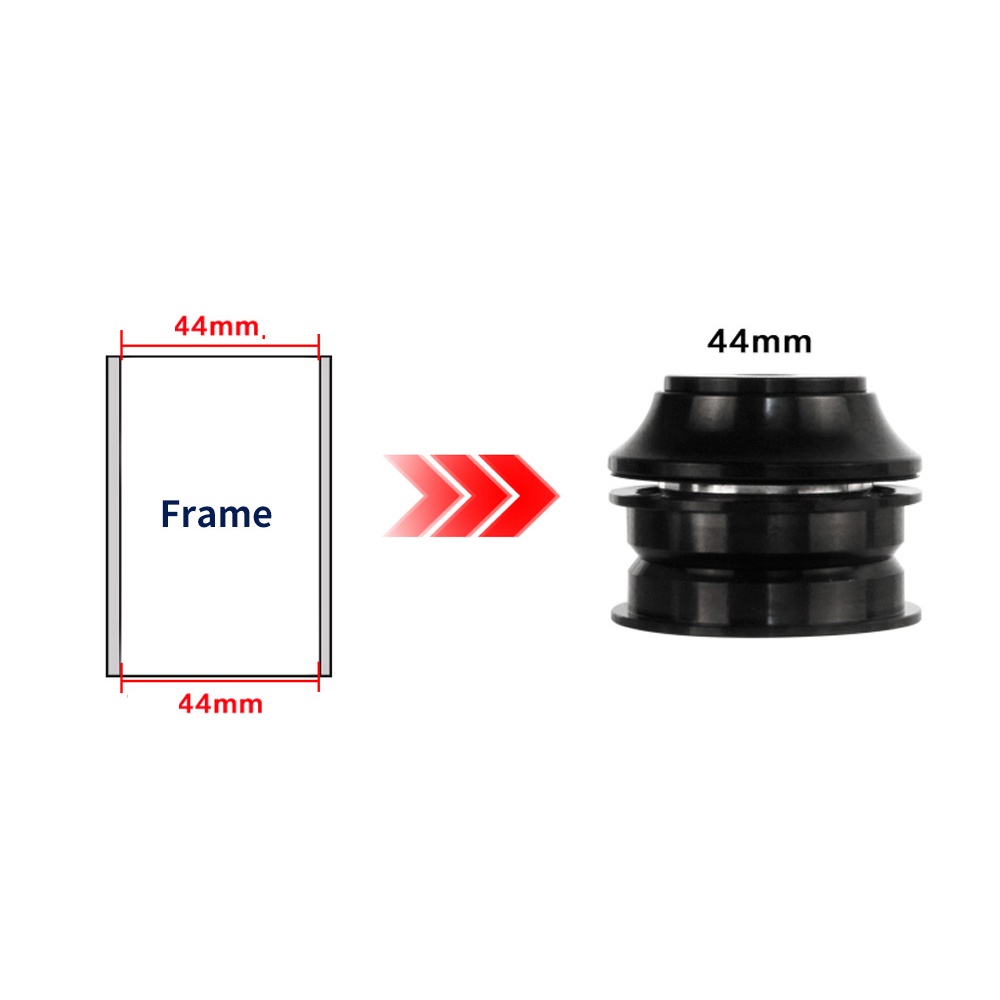ชุดถ้วยคอจักรยาน MTB 34 44 มม. 28.6 55 56 มม. - รูปที่ 3