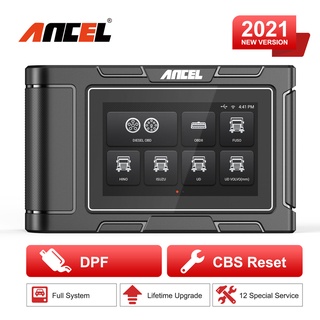 Ancel เครื่องสแกนเนอร์น้ํามันดีเซล HD3200 OBD2 DPF สําหรับ HINO FUSO ISUZU KIA OBD2