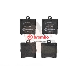 P50 072B ผ้าเบรก-R-แท้ BREMBO รุ่น Black : BENZ CLK-Class (C209) 200 220 00-09 / BENZ SLK-Class (R171) 350 04-11 กา...