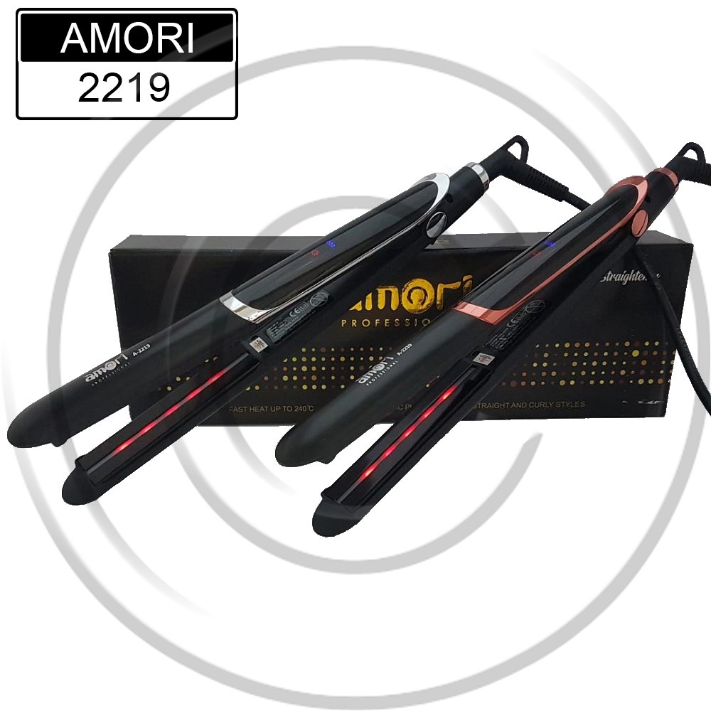 Amori / AMORI-2219 / 2in1 Straight * เครื่องหนีบผมลอน