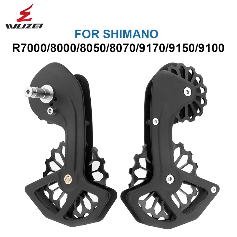 Wuzei ตีนผีด้านหลังสําหรับ Shimano R7000 R8000 R8050 R8070 R9170 R9150 R9100 จักรยานเสือหมอบเซรามิครอกจักรยาน Derailleur อะไหล่