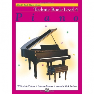 หนังสือเรียนเปียโน Alfred Basic Piano Technic 4