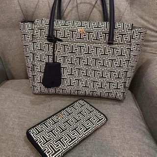 [COACHME] TORY BURCH PARKER GEO-T TOTE