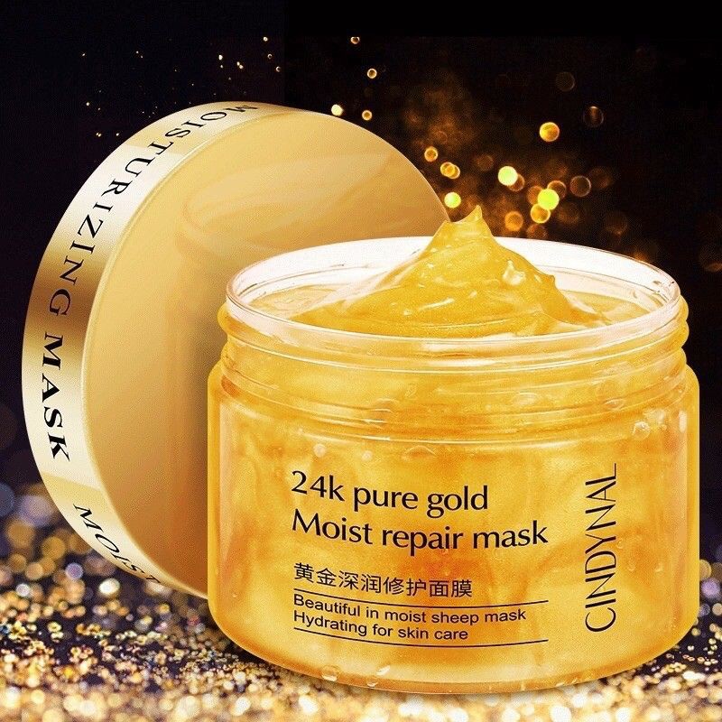พร้อมส่ง ครีมมาร์คหน้าทองคำ 120g Cindynal 24K pure gold Mask