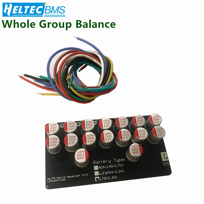 8S 5A 6A Active Equalizer Balancer  Lifepo4 Lithium Lipo LTO Battery Energy active equalization modu