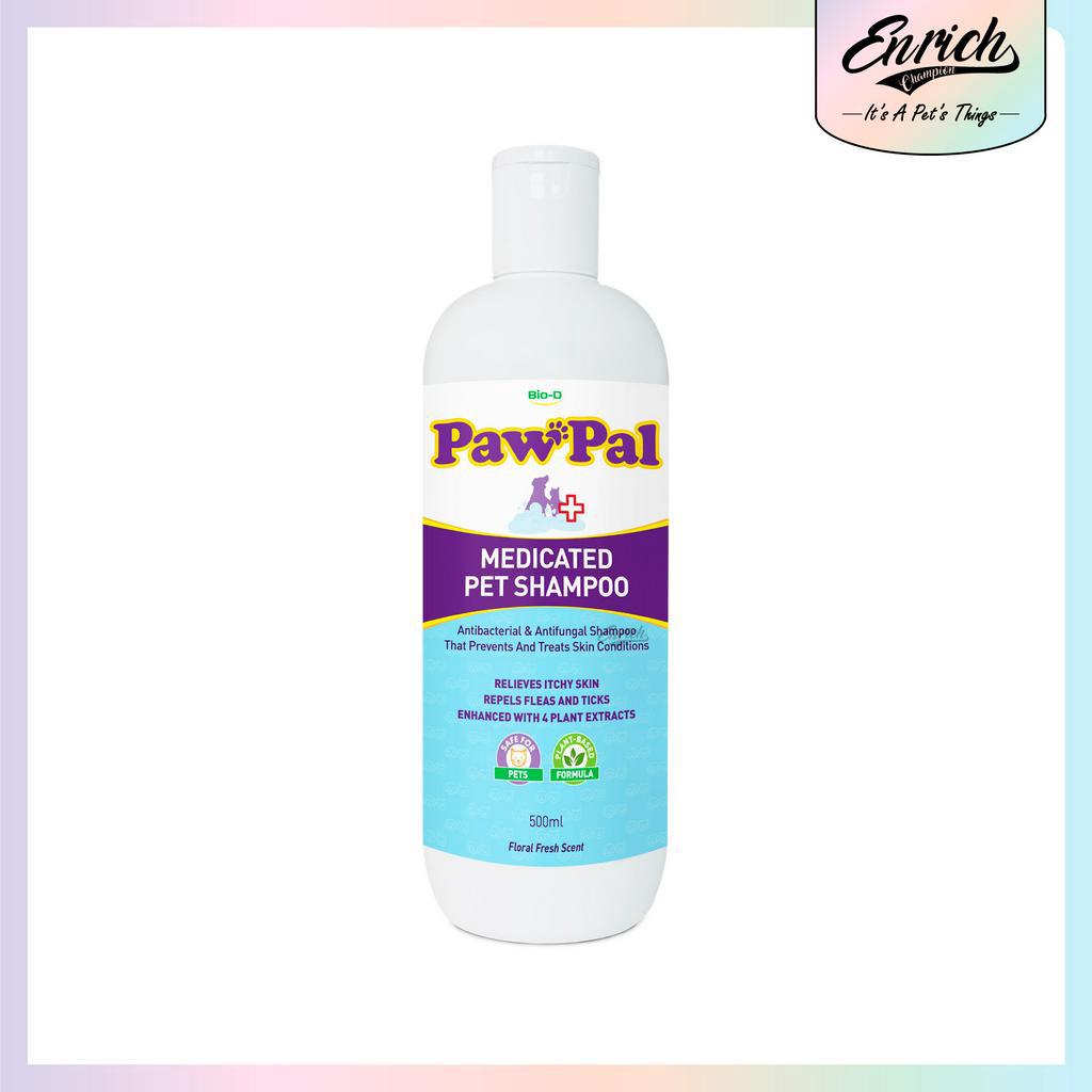PAWPAL-500ML - แชมพูสัตว์เลี้ยง MEDICATED