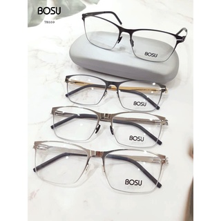 กรอบแว่นตา BOSU รุ่น T8559 วัสดุ Titanium น้ำหนักเบา ใส่สบาย