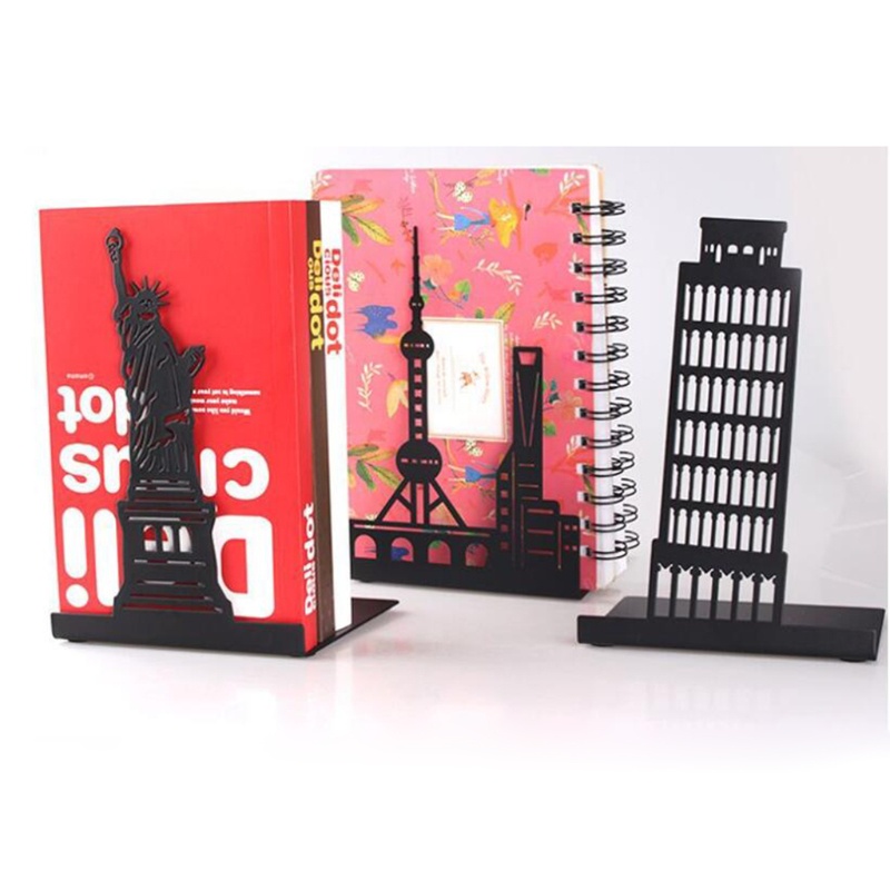 De ที่กั้นหนังสือ โลหะ ลายศิลปะสร้างสรรค์ รูปที่ 8