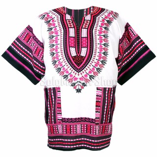 Dashiki African Shirt Cotton Hiphop เสื้อจังโก้ เสื้ออินเดีย เสื้อแอฟริกา เสื้อฮิปฮอป เสื้อโบฮีเมียน ad08wp