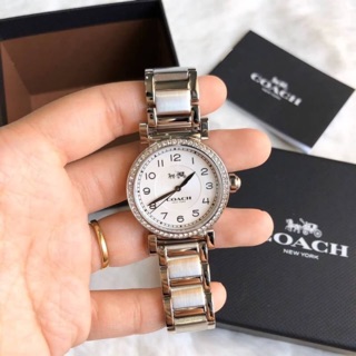 Madison Silver Dial Stainless Steel Ladies Watch