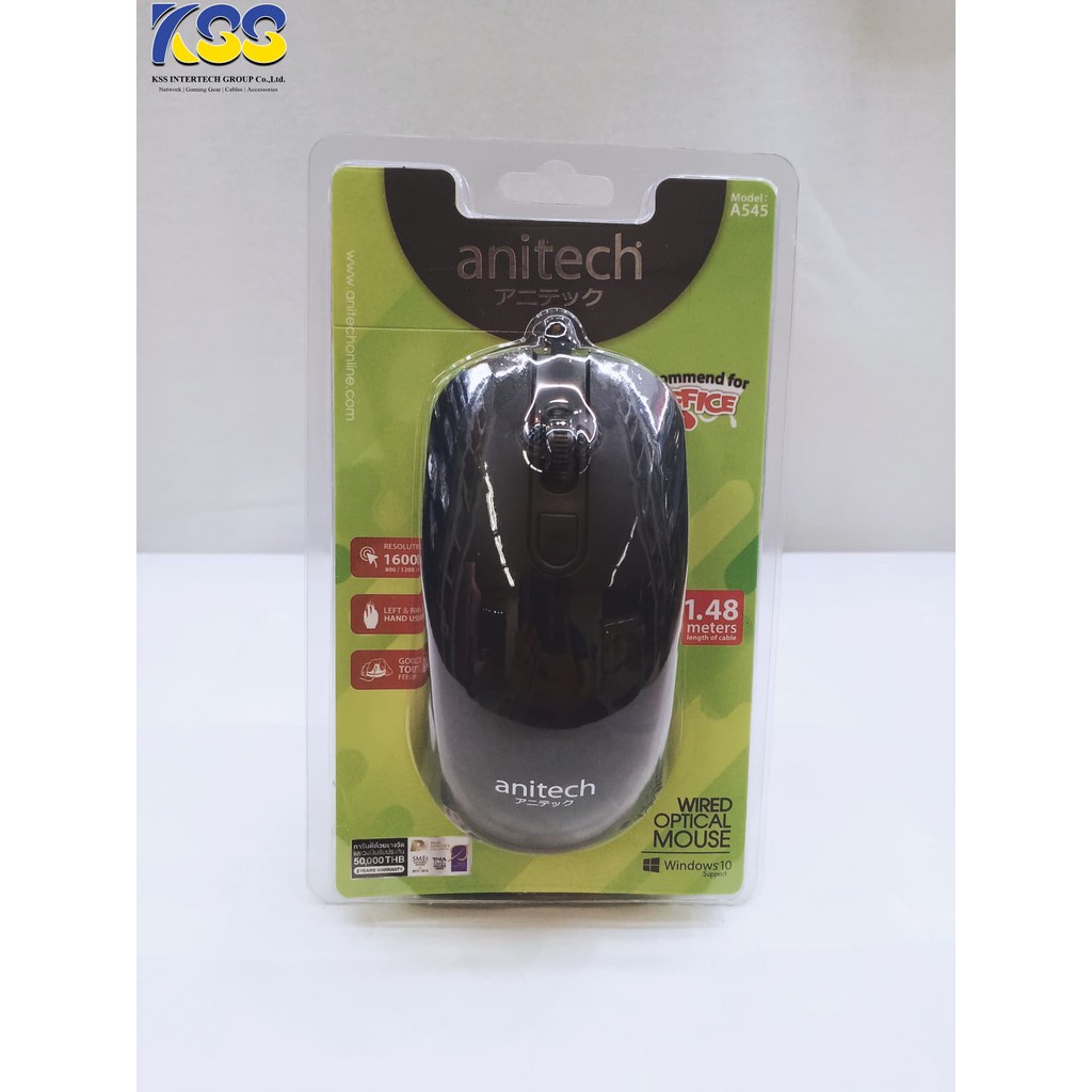 ac mouse Anitech Optical A545 (Black)