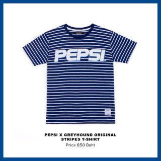 STRIPSE T-SHIRT PEPSI X GREYHOUND ORIGINAL