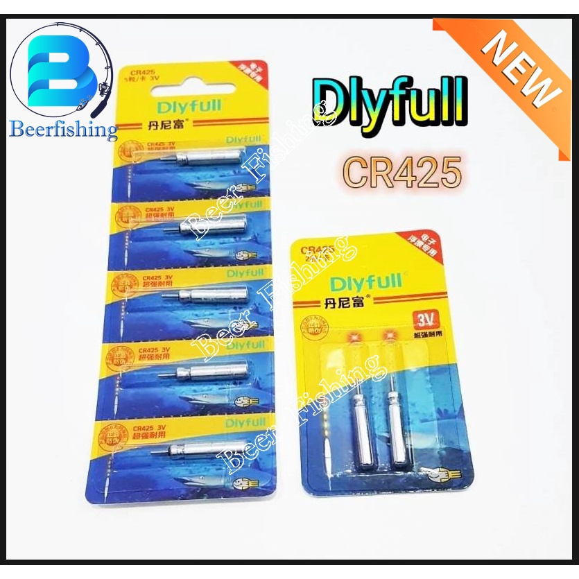 แบตเตอรี่ ถ่าน ใส่ทุ่นชิงหลิว รุ่น CR-425 3 โวล์ต set 2 ชิ้น ถ่านใส่ทุ่นชิงหลิวสปิ๋วทุ่นตกปลา ทุ่นชิ