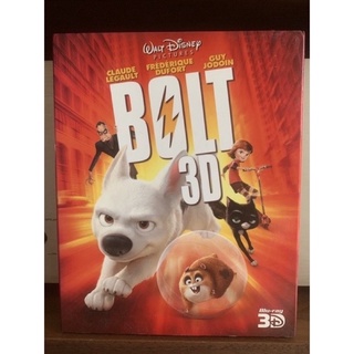 Blu-ray มือ 1 แผ่น 3D แผ่นแท้ เรื่อง Bolt เสียงไทย บรรยายไทย