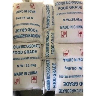 เบกกิ้งโซดา( Baking Soda) โซเดียมไบคาร์บอเนต ล้างผัก ขนาด 25 กิโลกรัม(จำกัดคำสั่งซื้อละ 1 ชิ้น)