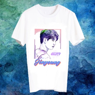 เสื้อยืดสีขาว สั่งทำ เสื้อยืด Fanmade เสื้อแฟนเมด เสื้อยืดคำพูด เสื้อแฟนคลับ PKJY8 Park Jinyoung ปาร์คจินยอง