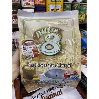 เครื่องดื่มธัญพืชงาดำ nutra 8 black sesame cereal