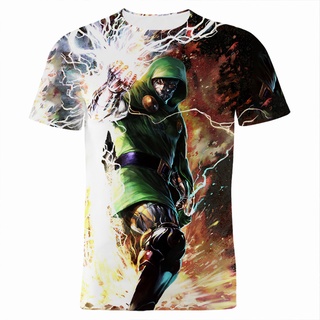 พร้อมส่ง เสื้อยืดแขนสั้นลําลอง พิมพ์ลายการ์ตูนอนิเมะ Doctor Doom 3D แฟชั่นสําหรับผู้ชาย และผู้หญิง