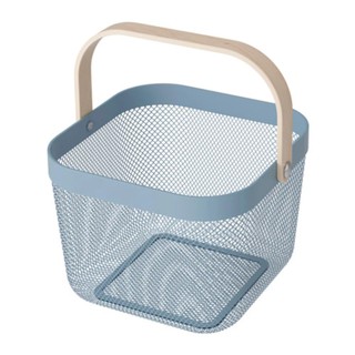 RISA ตะกร้าเอนกประสงค์ Basket 25*26*18 cm (ฟ้า)