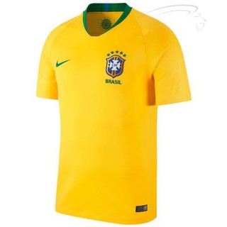 เสื้อกีฬาแขนสั้น ลายทีม BRAZIL HOME 19/20 GRADE ORI FUTSAL ราคาถูก