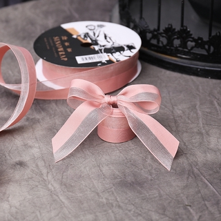 ริบบิ้น Flower Cake Packaging Ribbons Gift Packing Ribbon Floral Bakery Ribbon