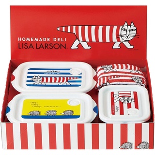 Lisa Larson เซ็ต กล่องข้าว / ภาชนะบรรจุอาหาร และ ผ้าขนหนู
