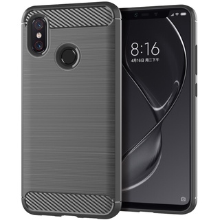 Carbon Fiber Phone Case Xiaomi Redmi Note 7 8 6 5 Pro Soft Casing Red mi Note 4 4X 8T 9 4G 5G 9S 9Pro max