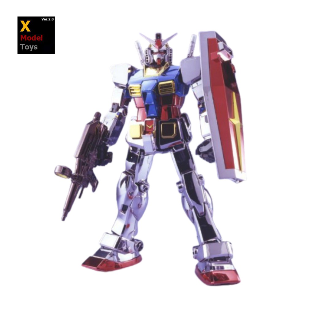 1214 Xmodeltoys Bandai Limited Pg Rx 78 2 Gundam Chrome Plated Ver Shopee Thailand