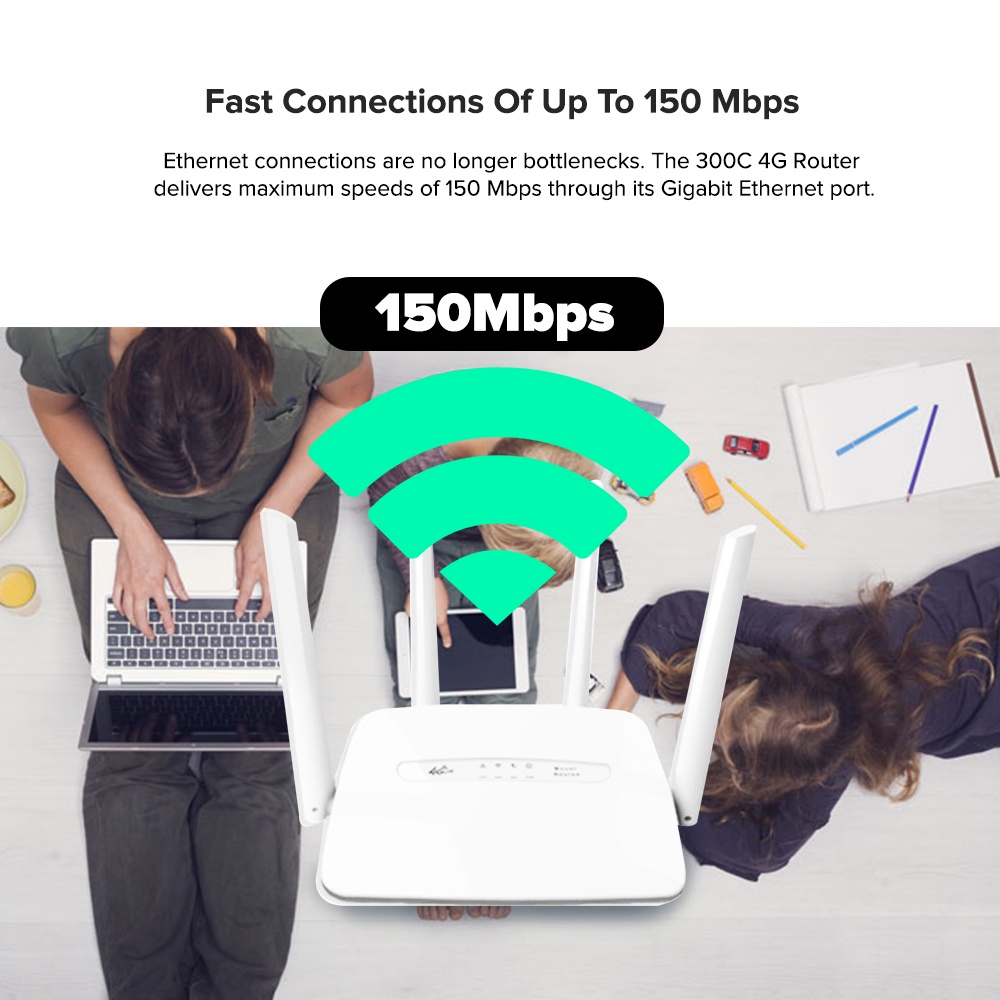 Giveaway❤เร้าเตอร์แรงๆ⚡️ เราเตอร์ wifi ใส่ซิม C300 เราเตอร์ใส่ซิม 4G WIFI Router เสียบใช้เลย 150Mbps กล่องไวไฟ รับประกัน
