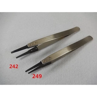 พลาสติกป้องกันไฟฟ้าสถิตย์หัวเปลี่ยนตรงข้อศอกแหนบแหนบสแตนเลส ESD-259A/7A/00/250/249