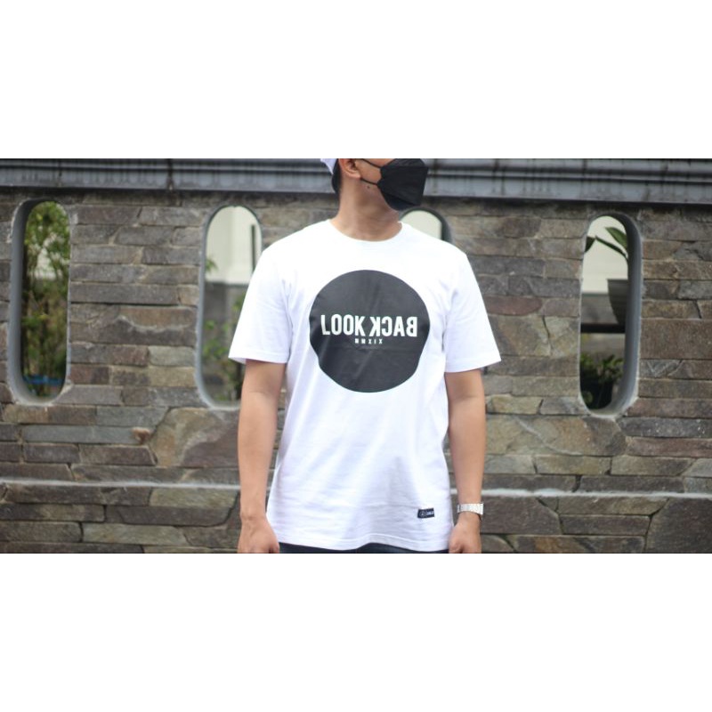 LOOK BACK T-SHIRT ORIGINAL CIRCLE WHITE 116