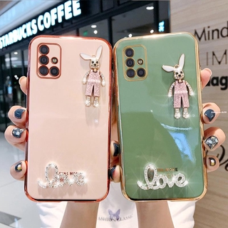 เคสโทรศัพท์ ลายหมี หรูหรา สำหรับ VIVO Y33S Y21 V21 Y72 5G Y31 Y12A Y12D Y12S Y20s Y20sG Y20 2021 V20 Pro SE Y1s Y30i Y30 Y50 V15 S1 Pro V19 V17 Y17 Y15 Y12 Y11 Y19 V11i V11 Y91 Y95 Y91i V9 V7 Plus