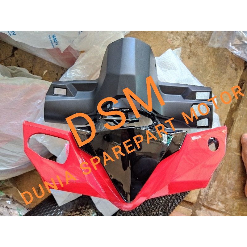 หมวกหน้า BEAT COMPLETE FRONT REAR CAP VISOR / HONDA BEAT HEAD CAP PLUS VISOR