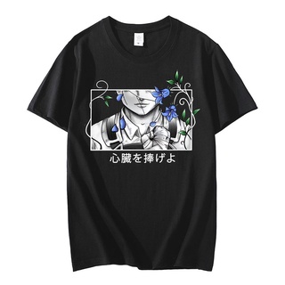 เสื้อผ้าผชเสื้อยืด พิมพ์ลายอนิเมะ Aot Attack on Titan Shingeki No Kyojin แฟชั่น UnisexS-5XL