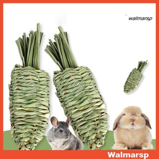 Walmarsp ของเล่นหญ้าธรรมชาติ แฮนด์เมด ขนาดเล็ก สําหรับสัตว์เลี้ยง หนูแฮมสเตอร์ กระต่าย แครอท