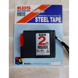 KDS Neolock ตลับเมตร ของแท้ มีใบผ่านการตรวจสอบ มี 3 ขนาด 2m, 3.5m, 5m (สามารถเลือกได้ตอนกดสั่งสินค้า)