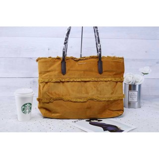 กระเป๋า Charles OVERSIZED FRAYED DETAIL TOTE BAG